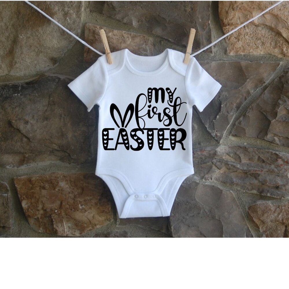 "It's My First Easter" Baby Onesie